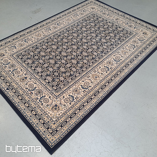 Tappeto classico in lana ORIENT blu motivo all-over
