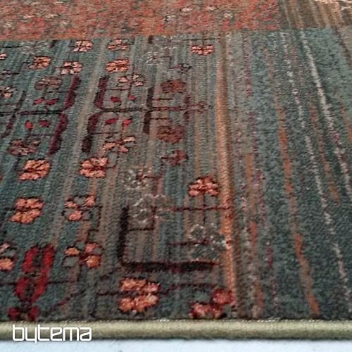 Tappeti di lana di lusso ROYAL PATCHWORK verde