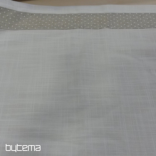 Tenda beige a pois