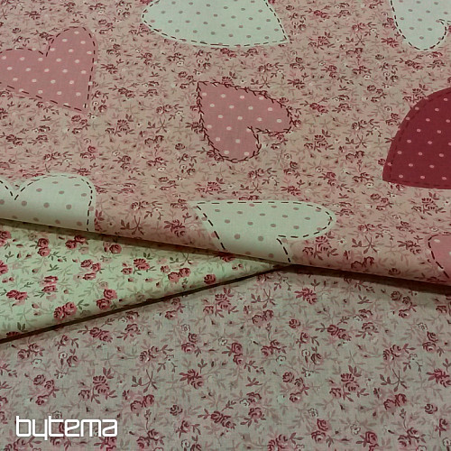 Tessuto in cotone LIBERTY cuore grande