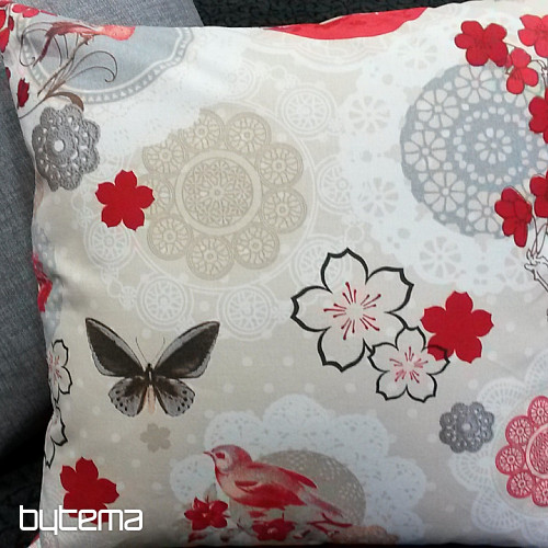 Fodera per cuscino decorativo FLOW ROSSO