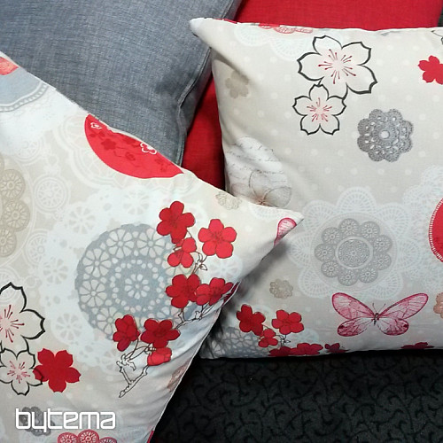 Fodera per cuscino decorativo FLOW ROSSO