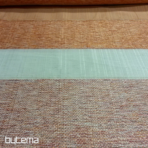 Tessuto decorativo STRIPES rosso-arancio