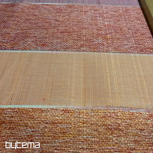 Tessuto decorativo STRIPES rosso-arancio