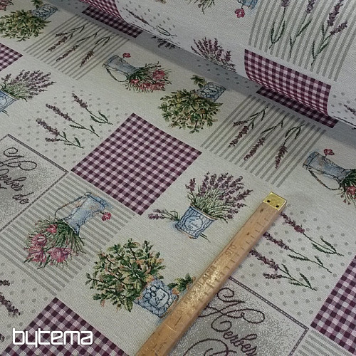 Tessuto arazzo FIORI DELLA PROVENZA