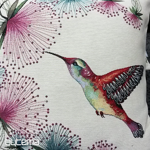 Fodera per cuscino arazzo COLIBRI FIORE VIOLA