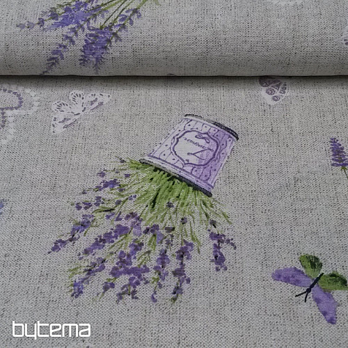 Tessuto decorativo LAVANDA lilla