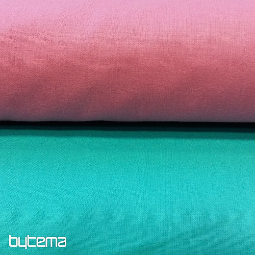 Tessuto di cotone UNI ROSA