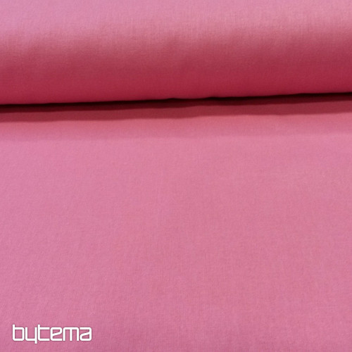 Tessuto di cotone UNI ROSA