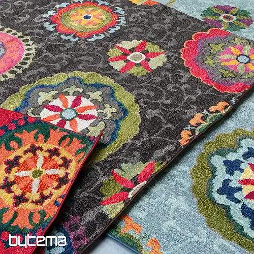 Tappeto in pezzi MANDALA marrone