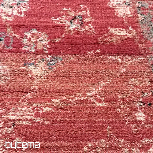 Lussuoso tappeto da corsa in lana ROYAL PATCHWORK rosso
