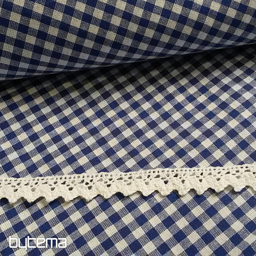 Tessuto decorativo KANAFAS blu 0,5 cm