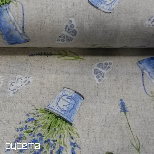 Tessuto decorativo LAVANDA blu