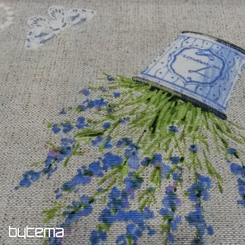 Tessuto decorativo LAVANDA blu