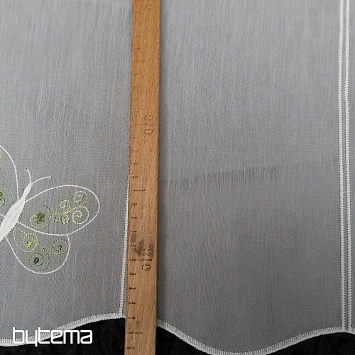 Tenda per vetrate FARFALLE verde