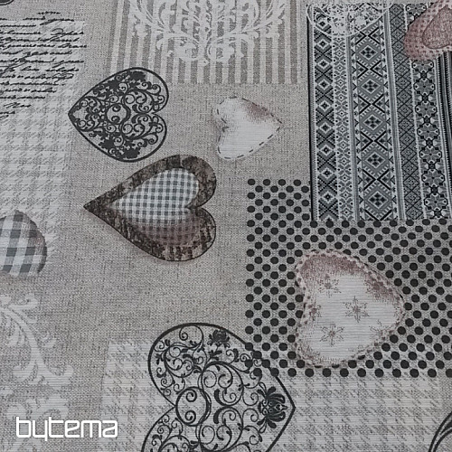 Tessuto decorativo MAX LOVE grigio