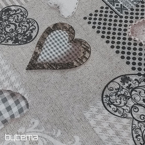 Tessuto decorativo MAX LOVE grigio