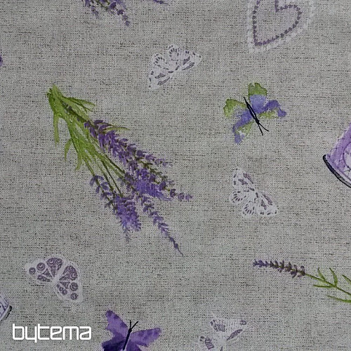 Tessuto decorativo LAVANDA lilla