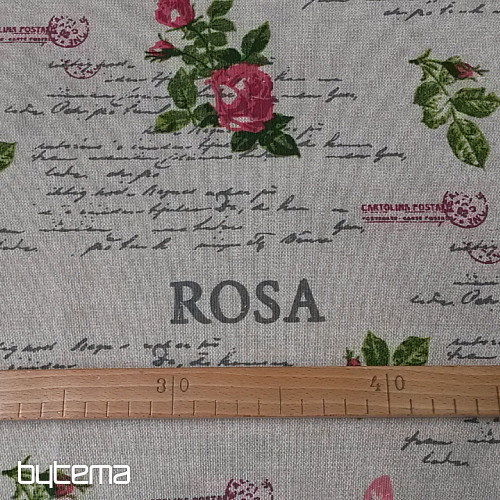 Tessuto decorativo CLOE ROSA 280 cm