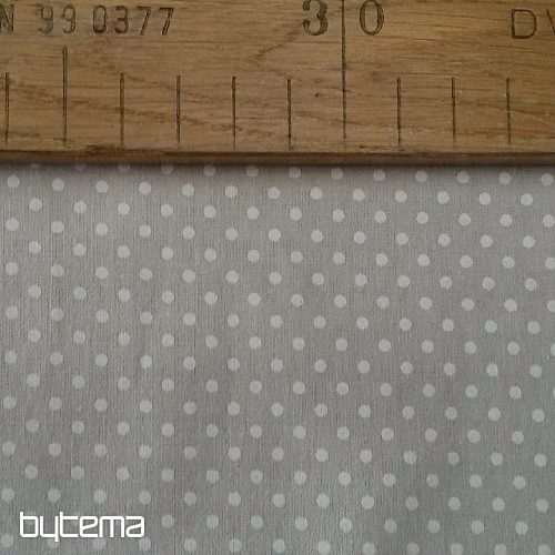 Tessuto decorativo in cotone PISANI a pois