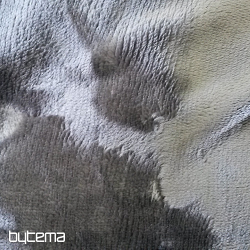 Lenzuolo in microflanella DORMIRE BENE al buio. grigio