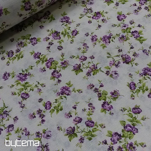 Tessuto decorativo JANA fiore lilla