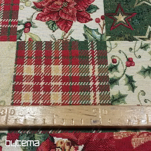 Tessuto per arazzo Rosa di Natale HOLLY