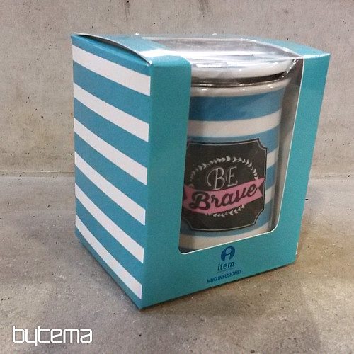 Tazza con coperchio e colino SUMMER RIDE 280ml