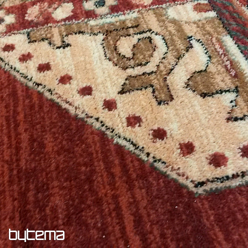 Tappeti di lana di lusso ROYAL PATCHWORK multi rosso