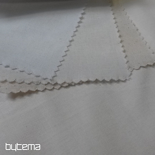 Tessuto di cotone panna UNI