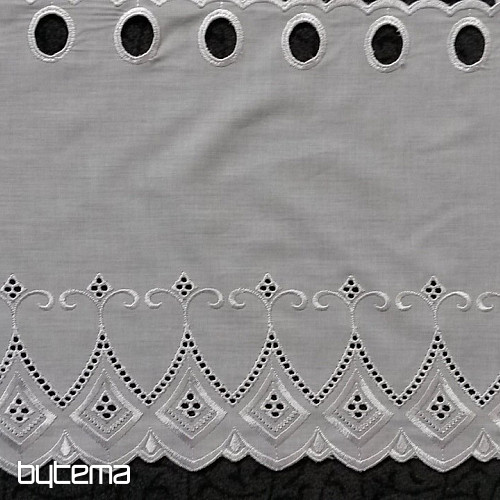 Tenda in vetro colorato ricamata GARAM