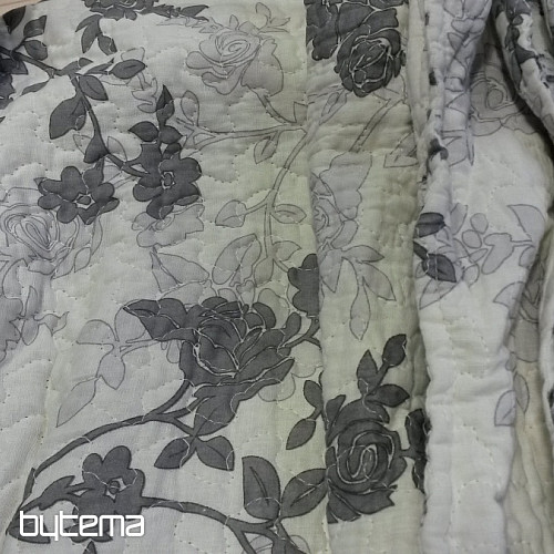 Set copriletto FLOWER GRIGIO con fodere