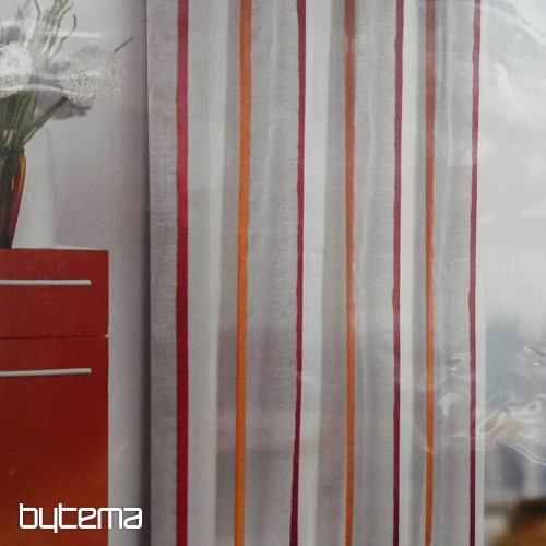 Tenda decorativa leggera MARLON arancione 135x245