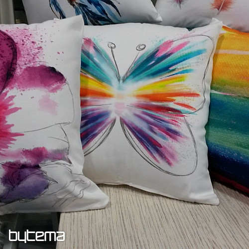 Fodera per cuscino decorativo FARFALLA PASTELLO