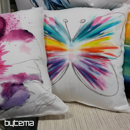 Fodera per cuscino decorativo FARFALLA PASTELLO