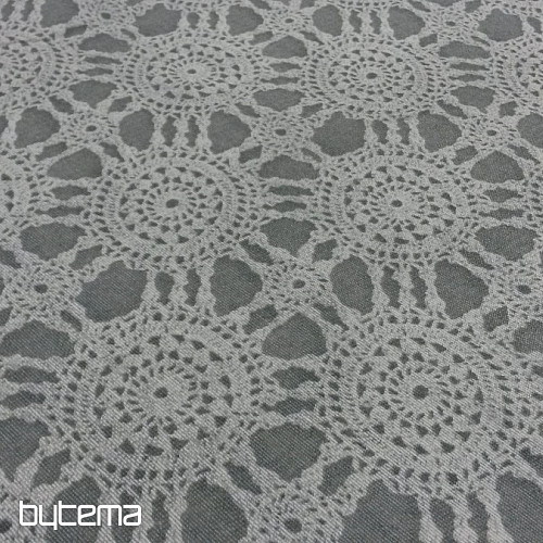 Tessuto decorativo PIZZO grigio