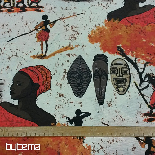 Tessuto decorativo di design AFRIKA tera