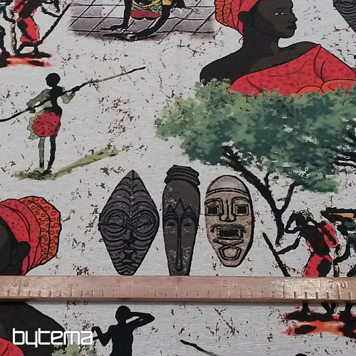 Tessuto decorativo di design AFRICA verde