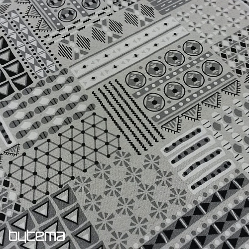 Tessuto decorativo GEO grigio