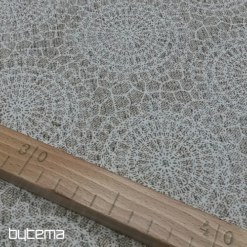 Tessuto decorativo pregiato PIZZO beige