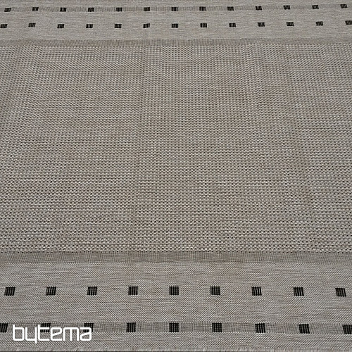 Tappeto con fibbia FLOORLUX 20329/04 argento-nero