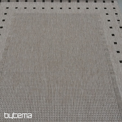 Tappeto con fibbia FLOORLUX 20329/04 argento-nero
