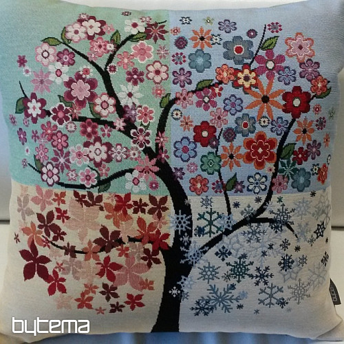 Fodera per cuscino arazzo ALBERO 4 STAGIONI