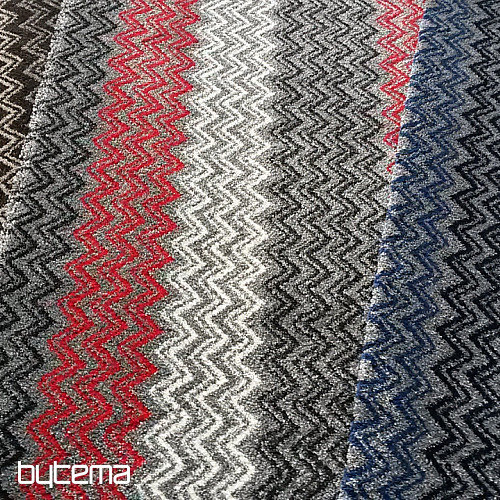 Tappeto moderno ZIG ZAG marrone