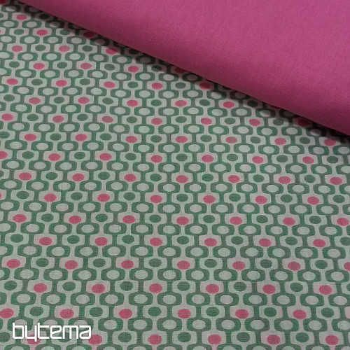 Tessuto decorativo PEIXO MENTHE/CORAL