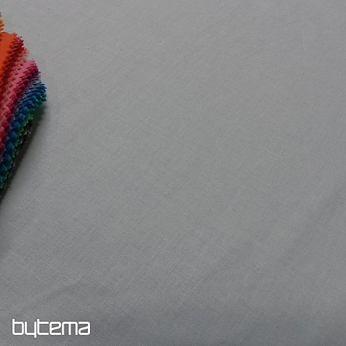 Tessuto di cotone grigio chiaro UNI