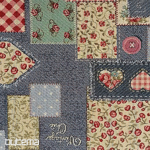 Tovaglia arazzo, sciarpa patchwork vintage