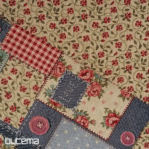 Tessuto da arazzo VINTAGE PATCHWORK