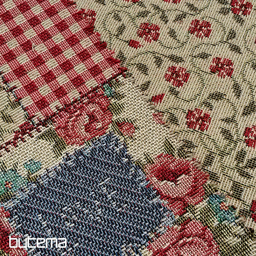 Tessuto da arazzo VINTAGE PATCHWORK