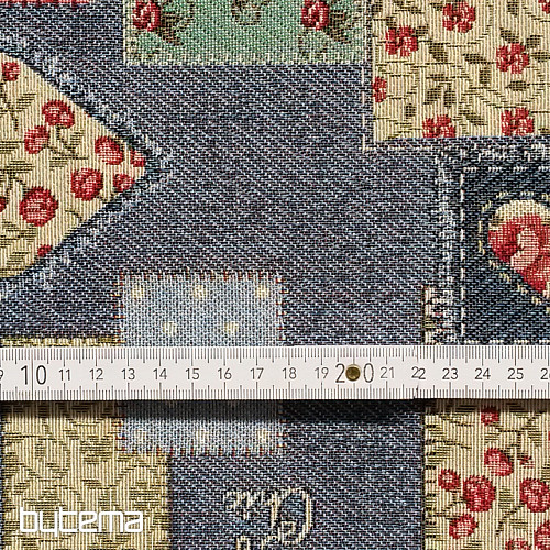 Tessuto da arazzo VINTAGE PATCHWORK